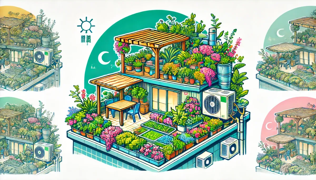 住頂樓熱爆了？！ 4個屋頂隔熱法改善你的「空中花園」