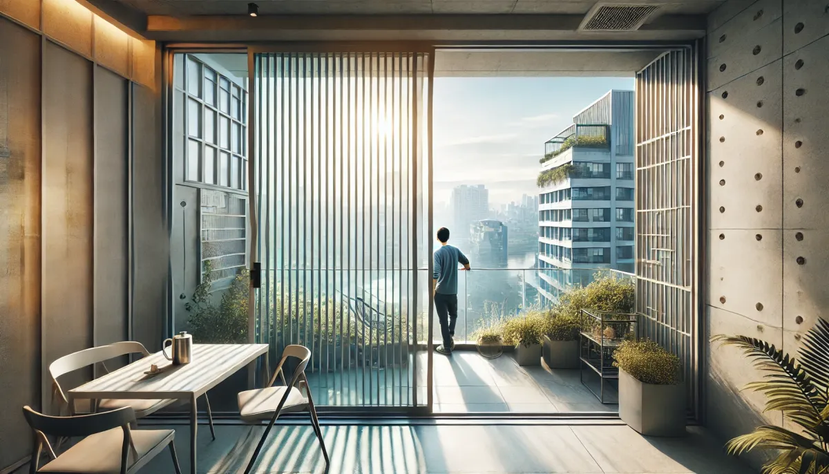 大樓陽台可以裝鐵窗嗎？小心違法，隱形鐵窗才是你的秘密武器！