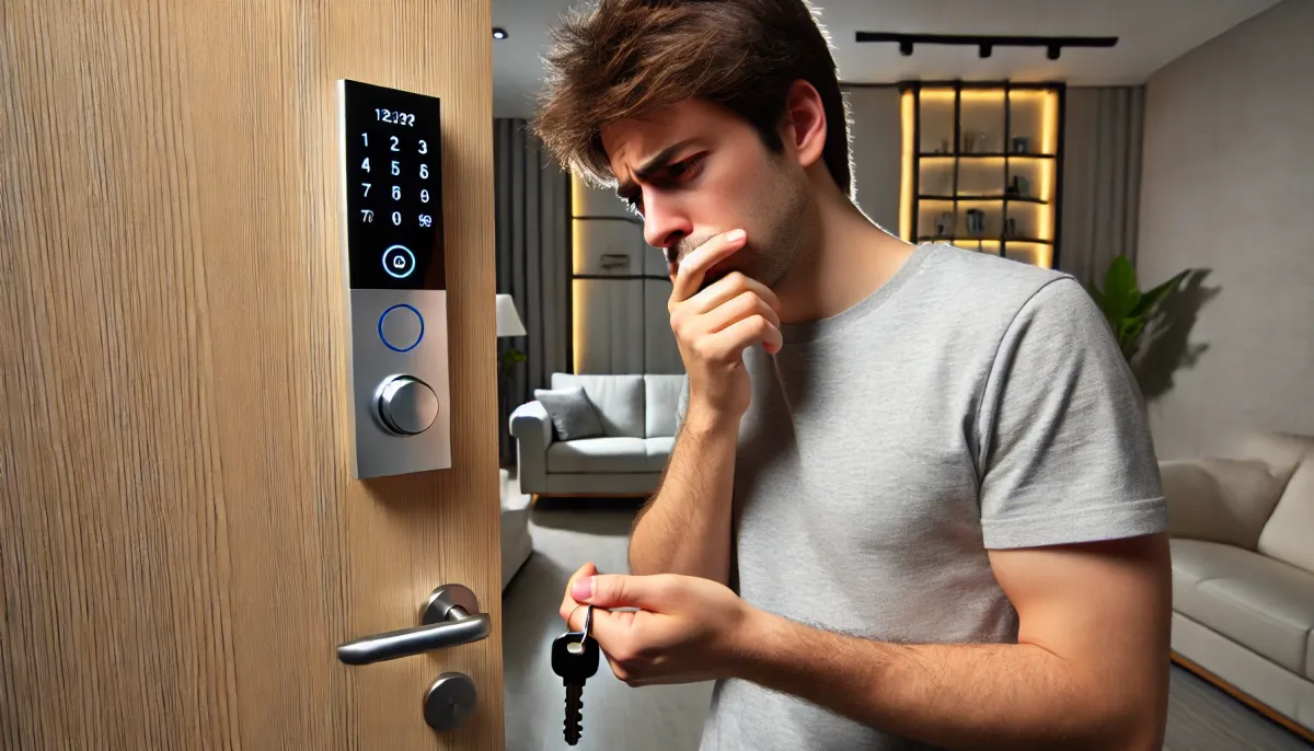 電子鎖沒電可以用鑰匙開門嗎？別傻了，你可能還沒拿到鑰匙！