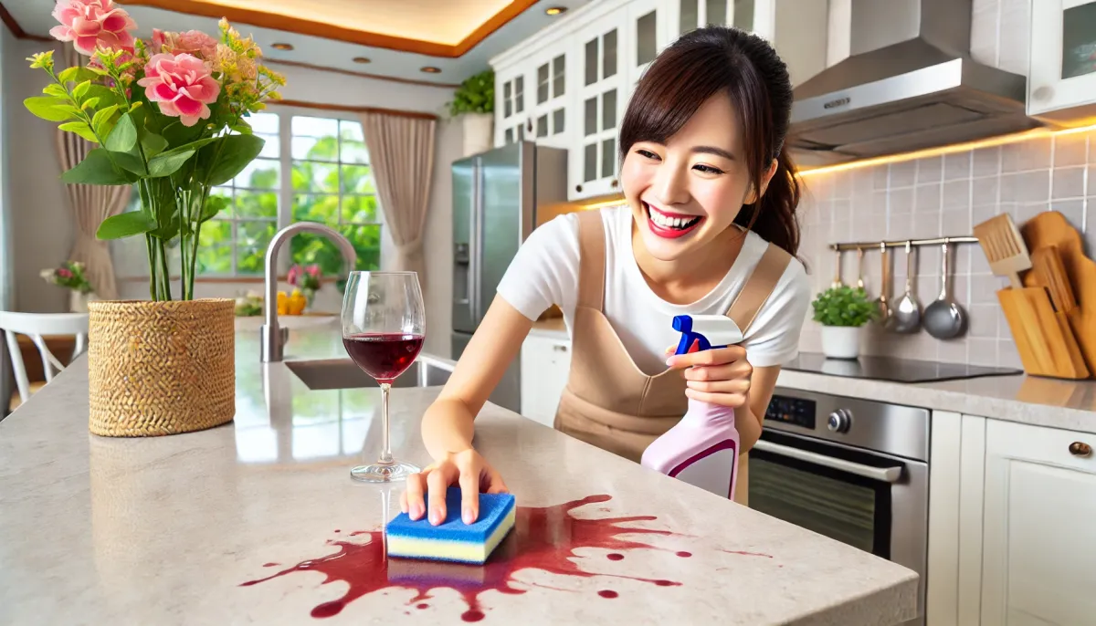 人造石吃色怎麼辦？別慌！教你輕鬆去除頑垢！