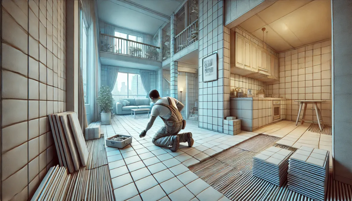 貼磁磚1坪多少錢？2024年地磚施工行情大公開！讓你裝修不再霧煞煞！