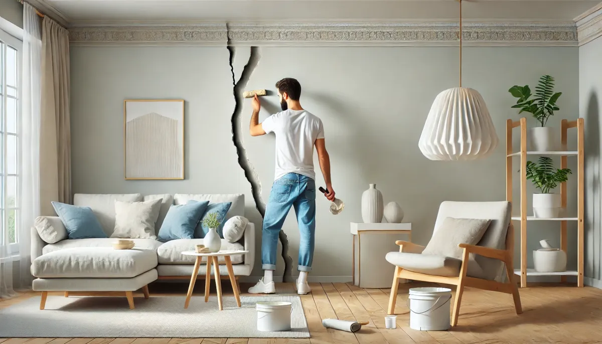 牆壁裂痕百百種，批土為什麼會裂？解密常見原因與解決方案！