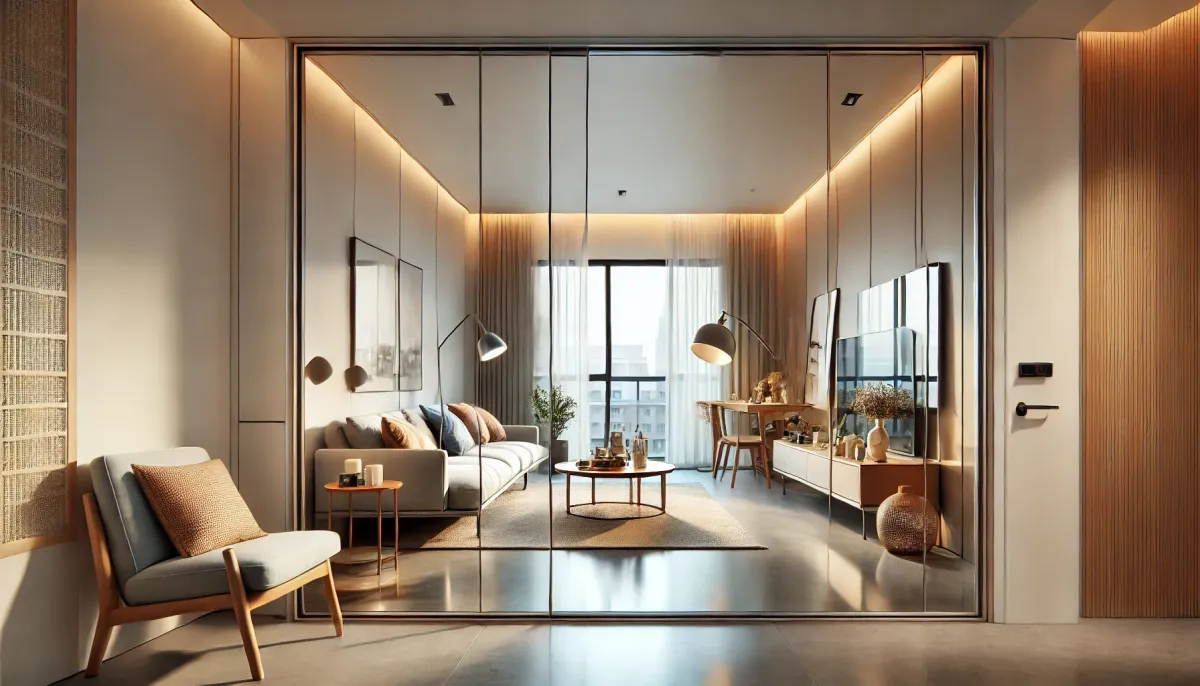 破解裝潢迷思！直卡門是什麼？鏡子直卡門好用嗎？小坪數救星？